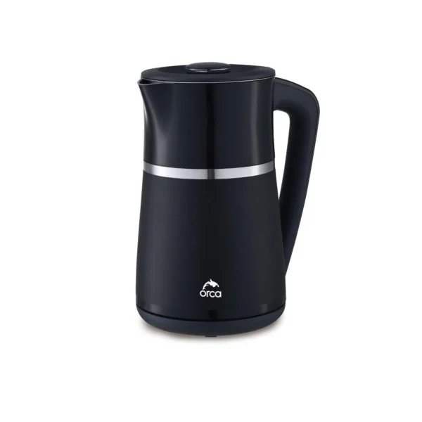 Orca   2200Watts, Cool Touch Digital Cordless Kettle, Black - OR-PR93(B)